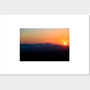 Mountain Sunset Posters and Art